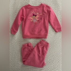 Toddler Matching Sweatshirt + Joggers Fairy Set